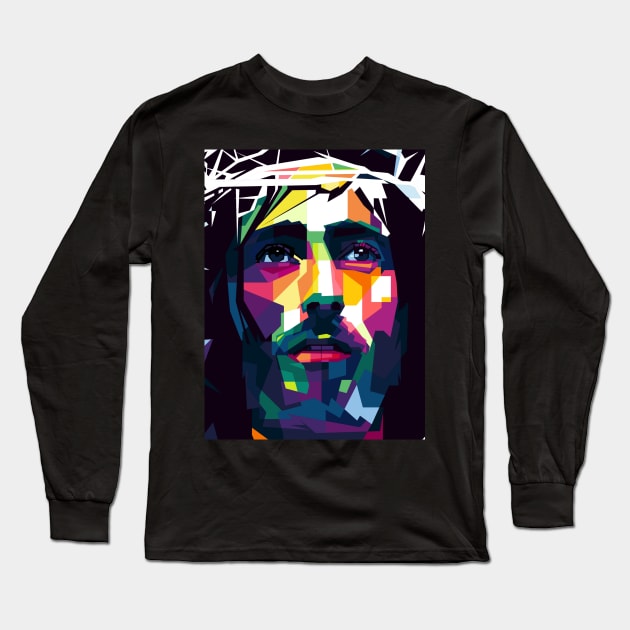 Kristus Long Sleeve T-Shirt by WPAP46